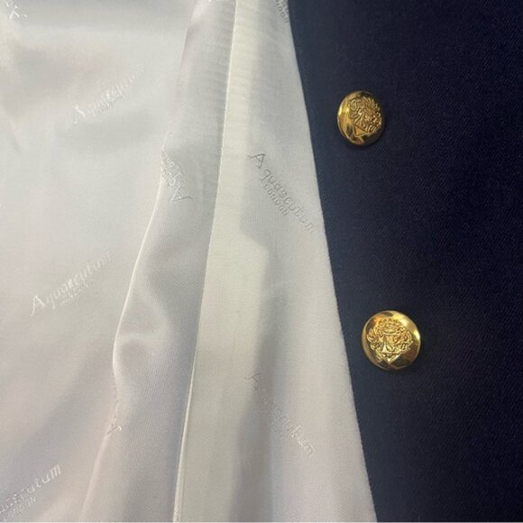 Vintage quascutum ondon avy lue ool lazer - Picture 6 of 15